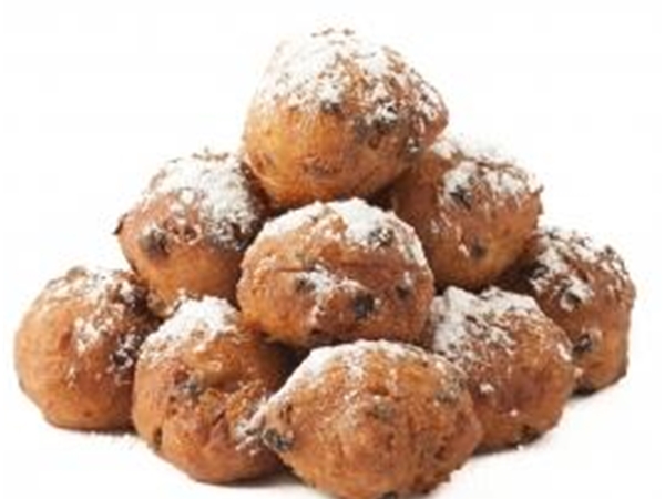 ZAK OLIEBOLLEN MET KRENT 10 STUKS + 1 gr